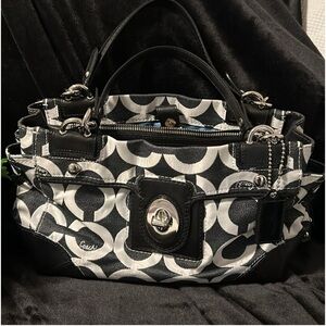 Coach Collette Madison Ashley Turnlock EUC